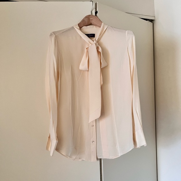 ralph lauren tie blouse